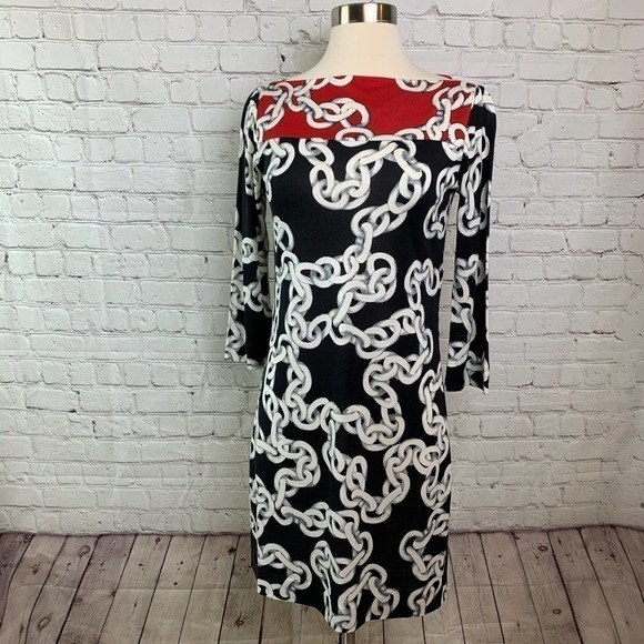 Diane Von Furstenberg Dresses & Skirts - 𝅺DVF Diane Von Furstenberg Ruri Chain Print Dress 2